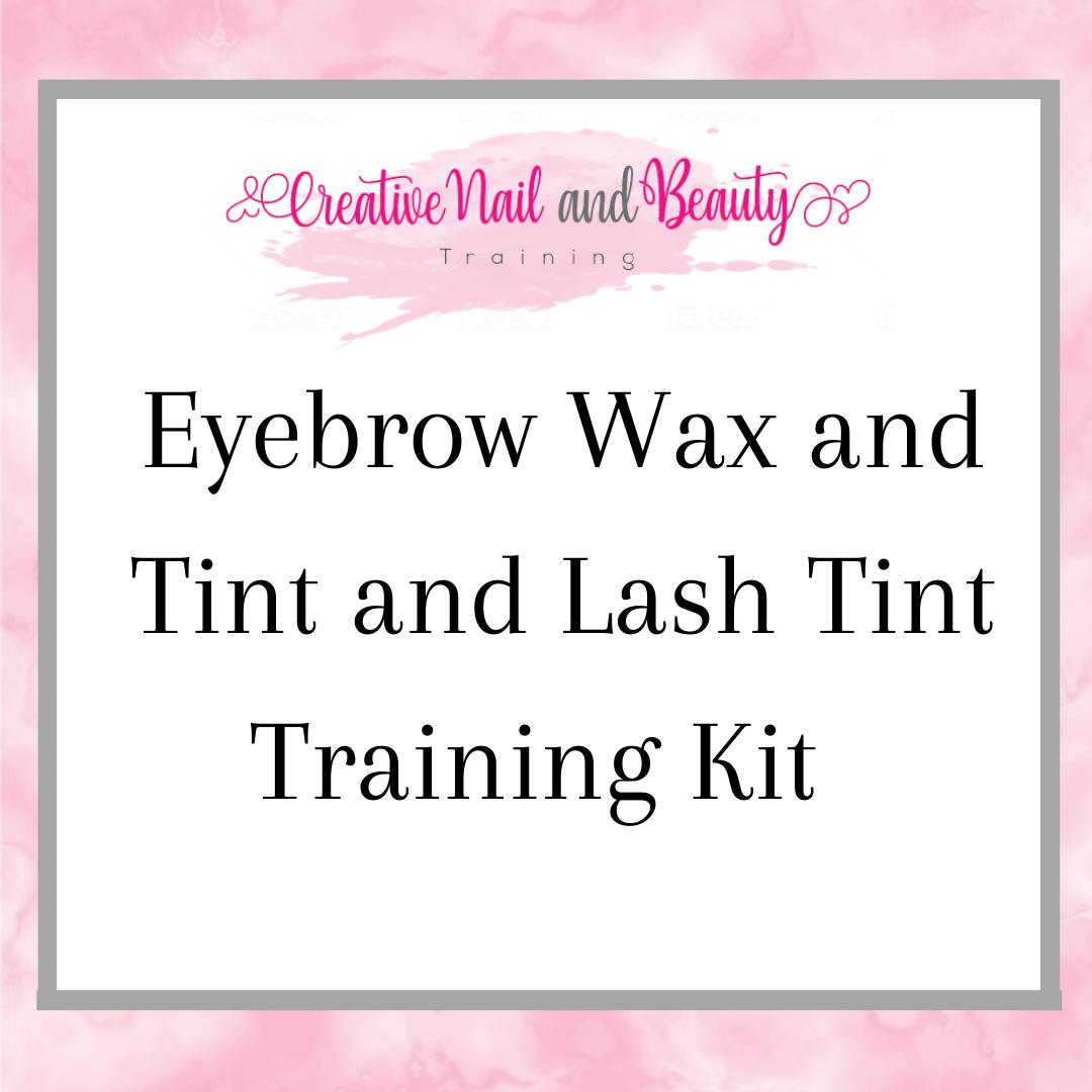 Eyebrow Wax and Tint and Lash Tint Training Kit