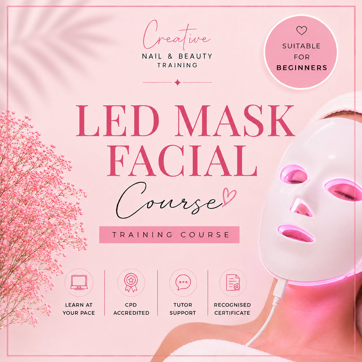Online LED Mask Facial Training Course