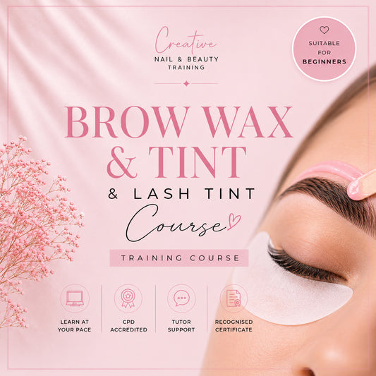 Online Eyebrow Wax and Tint & Eyelash Tint Training Course