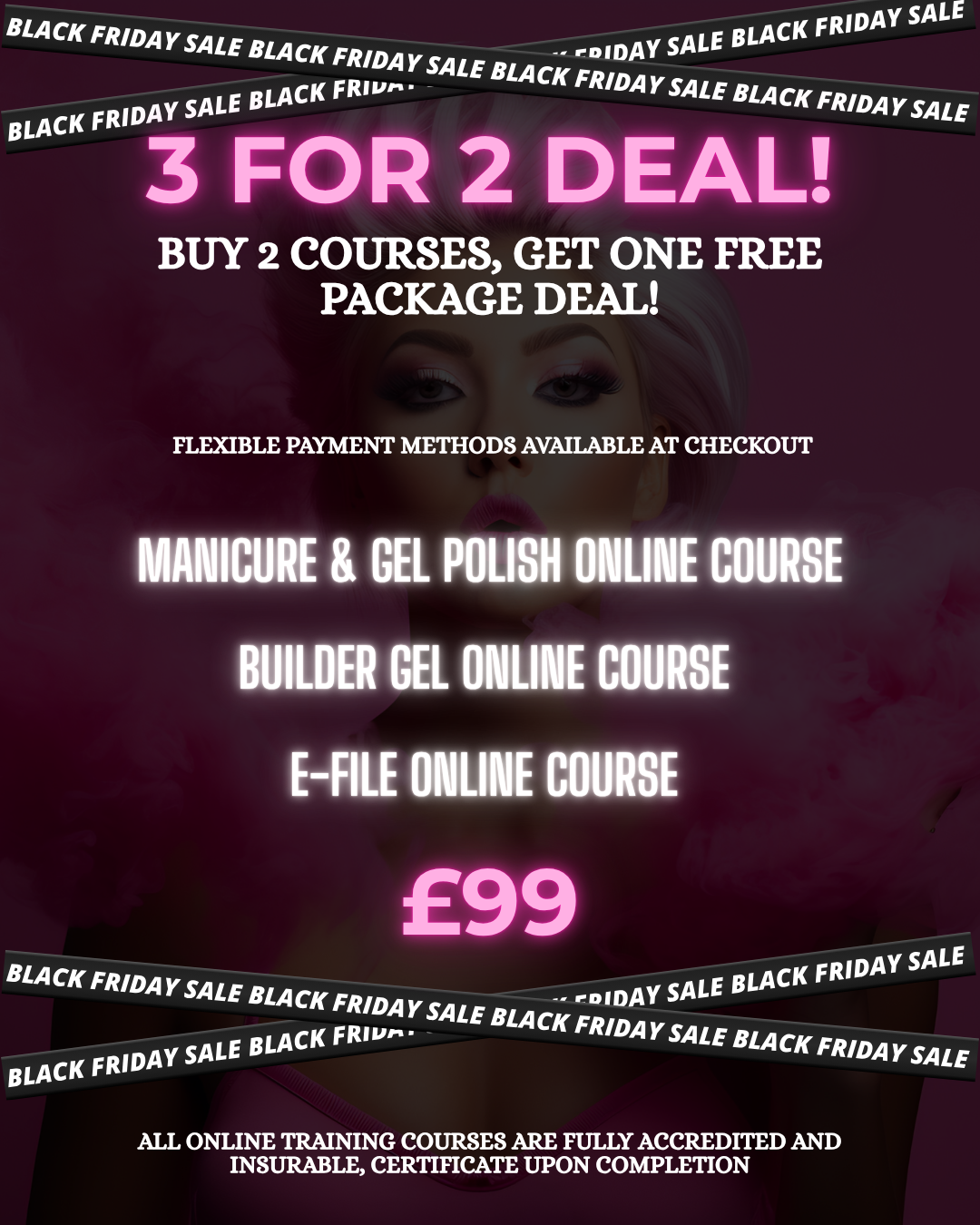 Manicure & Gel Polish, Builder Gel, and E-File Online Courses