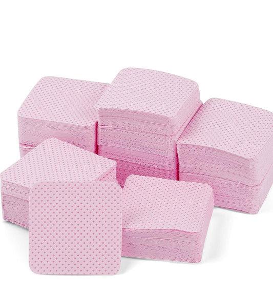 Lint free wipes (pink)