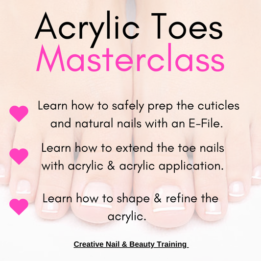 Online Acrylic Toe Nails Masterclass