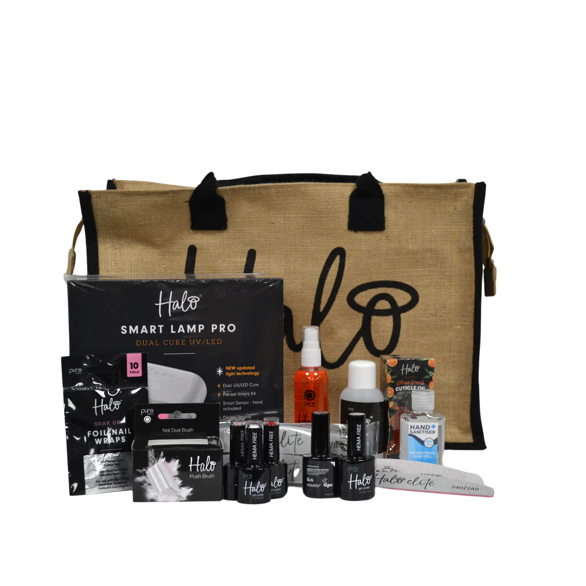 Halo- Manicure & Gel polish kit with pro lamp