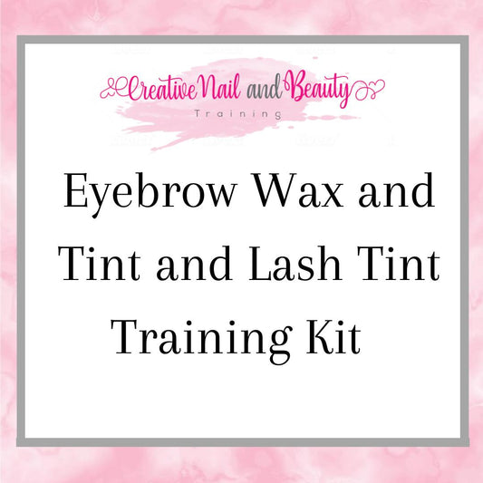 Eyebrow Wax and Tint and Lash Tint Training Kit